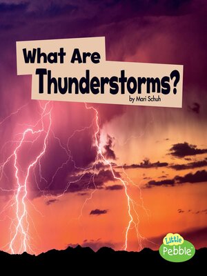 cover image of What Are Thunderstorms?